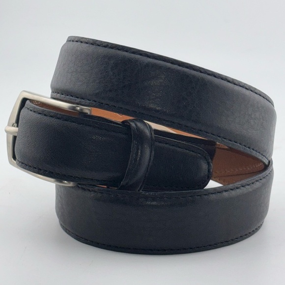 Martin Dingman Dorian Black Leather -Grain Belt Size 40​​ - Picture 5 of 10